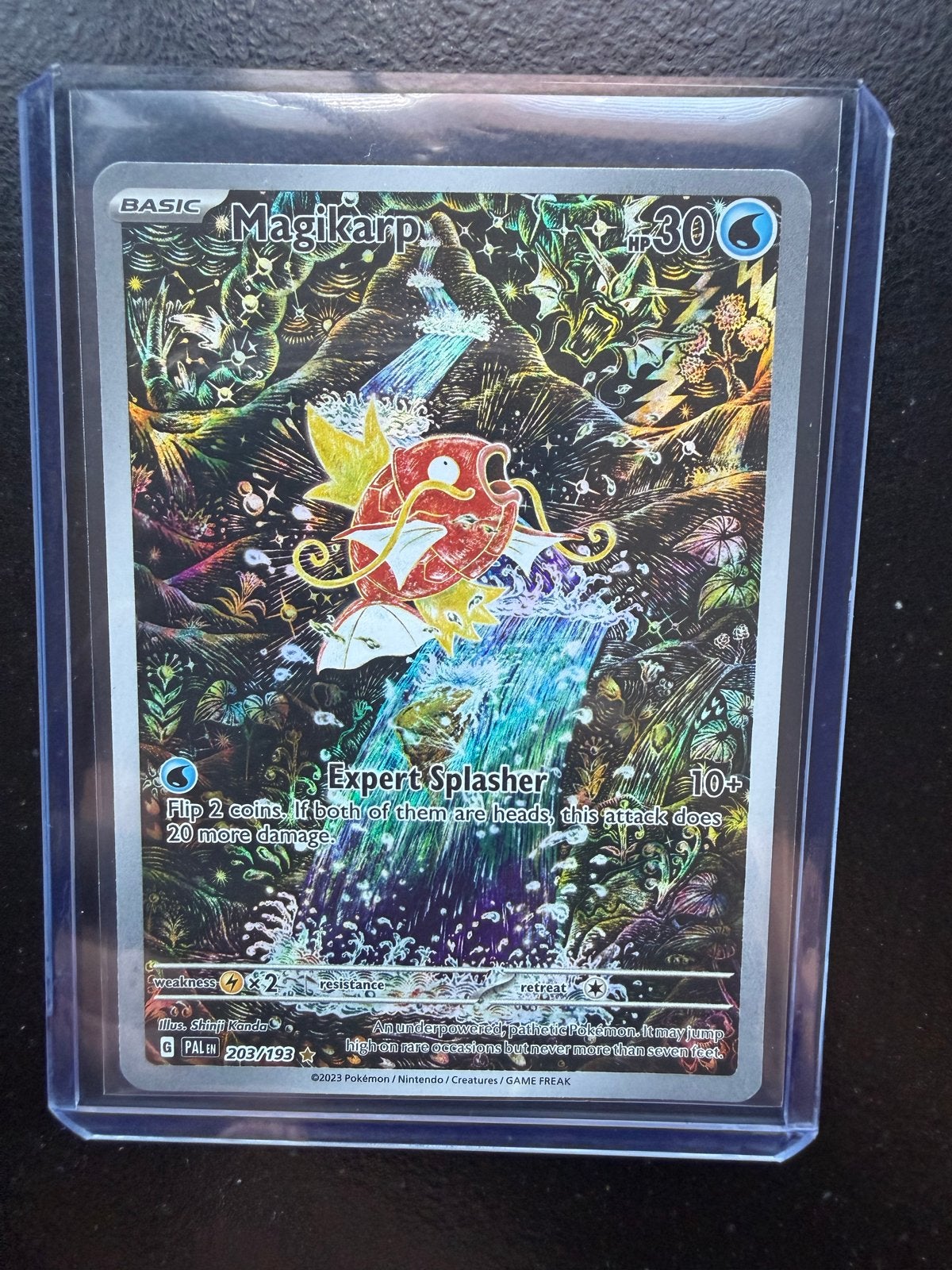Magikarp Pokémon kaart 203/193 (Paldea Evolved)geen psa 10, Hobby en Vrije tijd, Verzamelkaartspellen | Pokémon, Ophalen, Zo goed als nieuw
