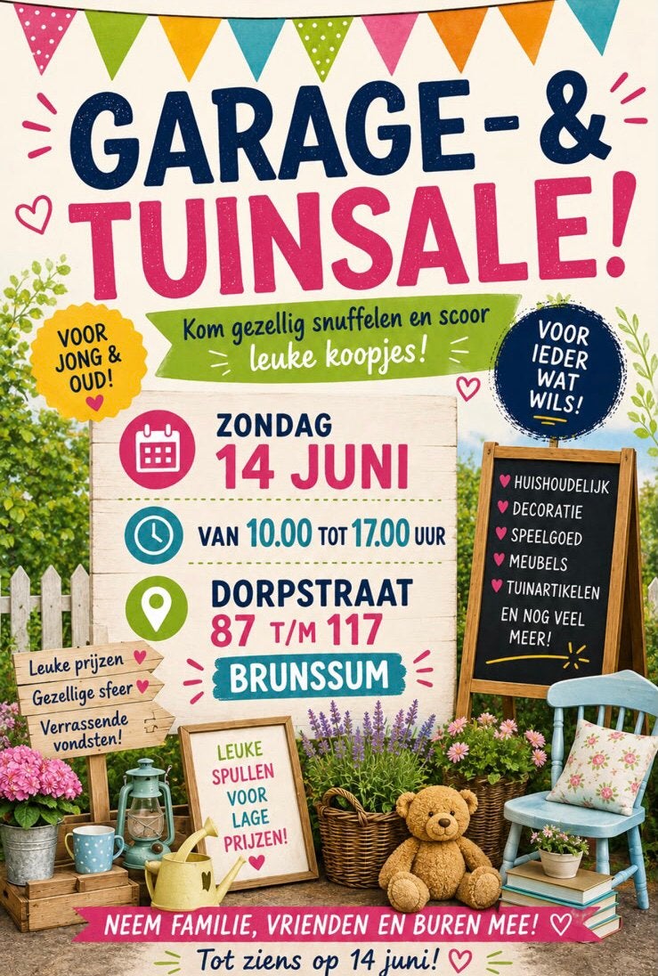 Garage sale, Ophalen of Verzenden