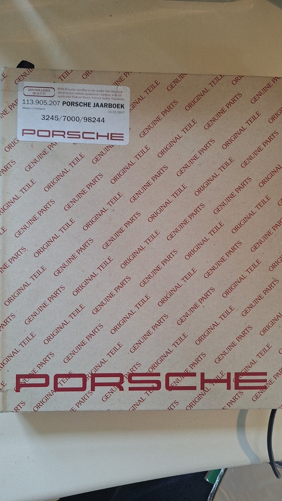 Porsche jaarboek 2007 NL, Ophalen of Verzenden, Zo goed als nieuw, Porsche