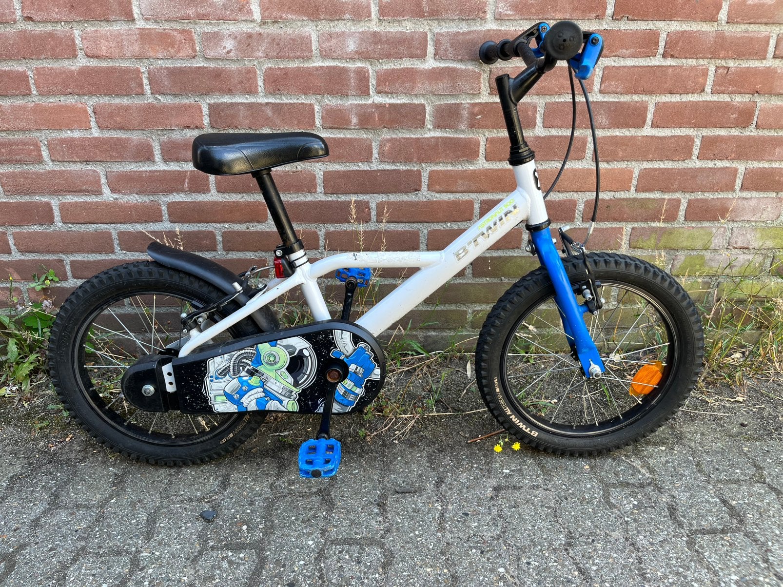 BTWIN kinderfiets 16 inch, Ophalen, Gebruikt, 16 tot 20 inch