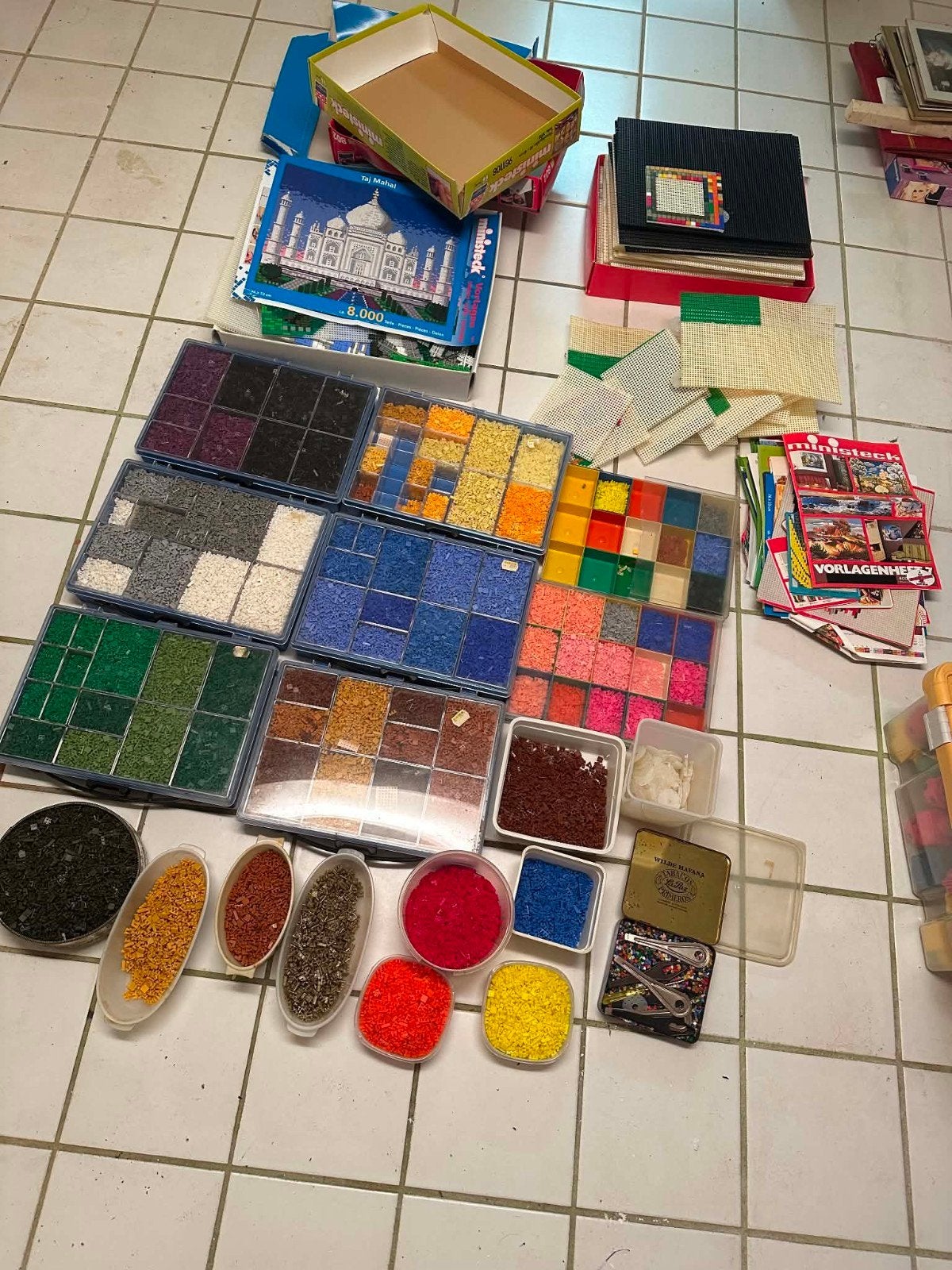 Ministeck grote collectie, Hobby en Vrije tijd, Ministeck, Ophalen, Gebruikt, Box-set