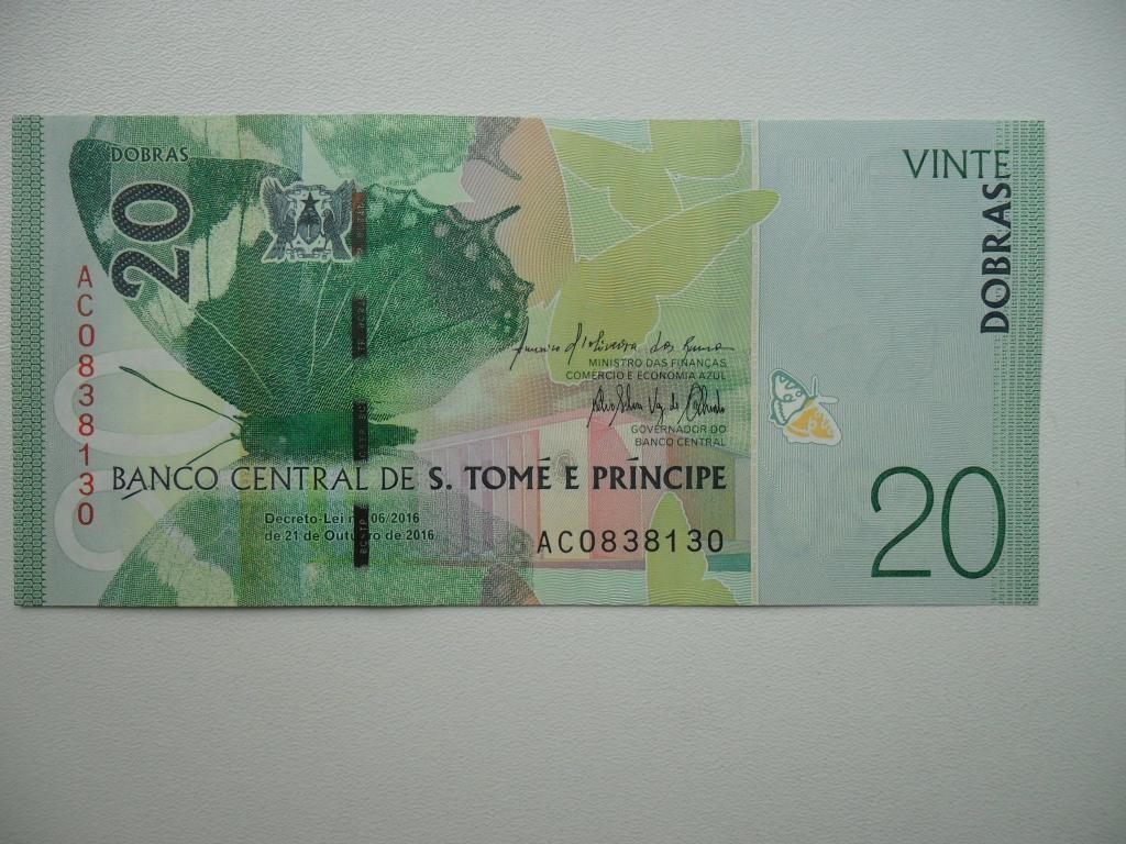 Sao Tome #72 [2016] / 20 dobras UNC, Verzenden, Overige landen, Los biljet