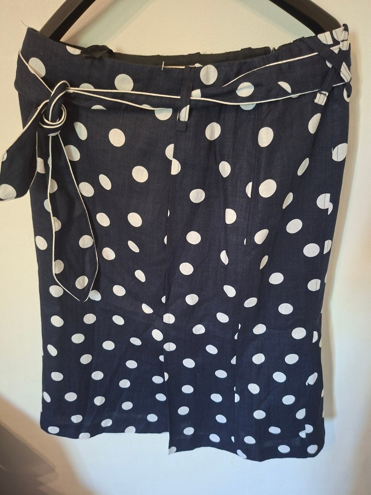Scarva rok maat 38 met stippen, Maat 38/40 (M), Blauw, Scarva, Ophalen of Verzenden
