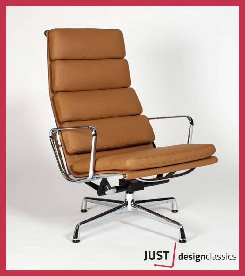 Eames Vitra ea 222 Camel Leder Chroom NIEUW, Niet ingevuld, Niet ingevuld, Nieuw, Ophalen of Verzenden
