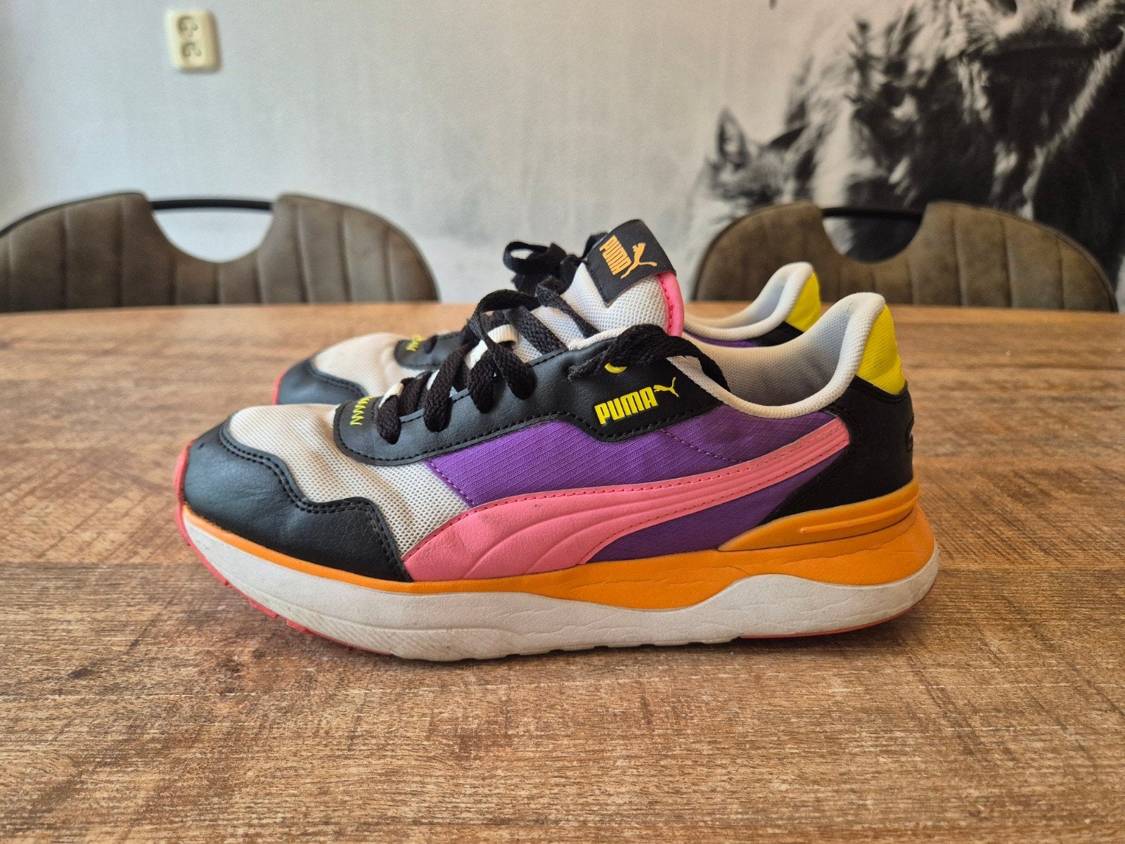 Puma sneakers maat 39 - Gedragen, goede staat, Overige kleuren, Puma, Ophalen of Verzenden, Sneakers of Gympen