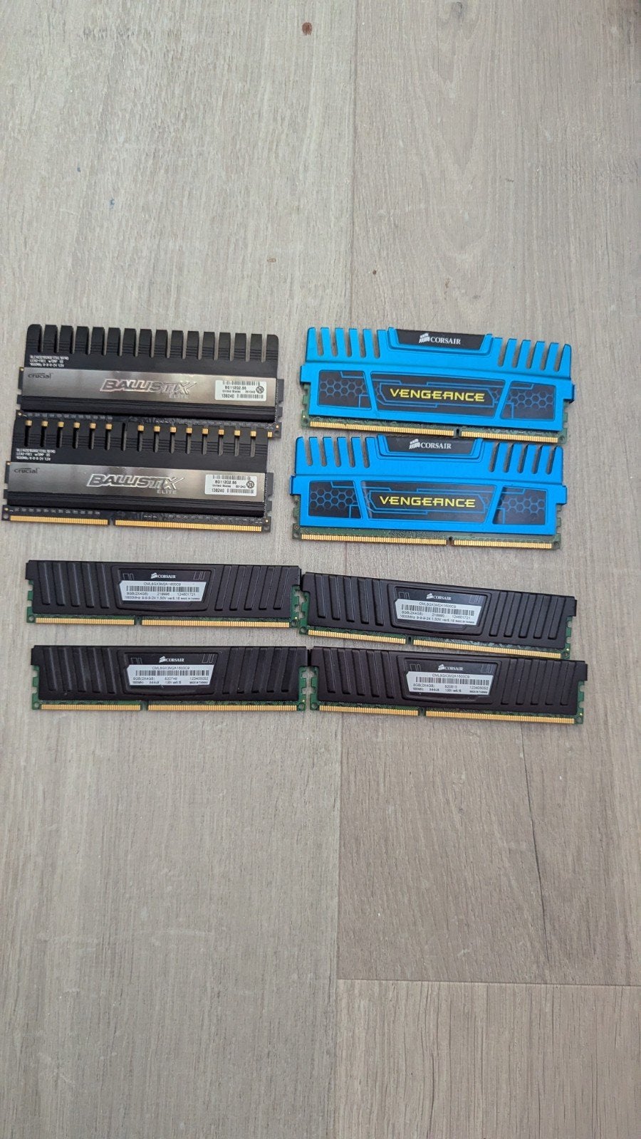 Partij desktop ram modules, Computers en Software, RAM geheugen, Ophalen of Verzenden, Zo goed als nieuw, DDR3, Desktop