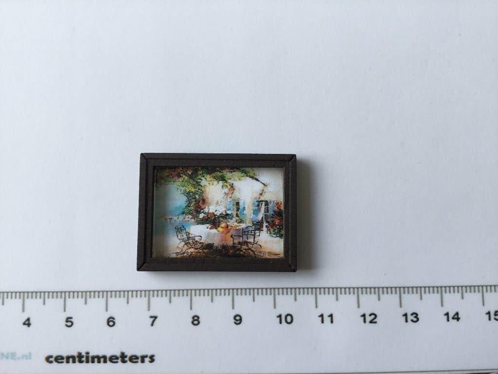 Poppenhuis miniaturen schilderij 122, Verzamelen, Poppenhuizen en Toebehoren, Ophalen of Verzenden, Nieuw, Poppenhuis