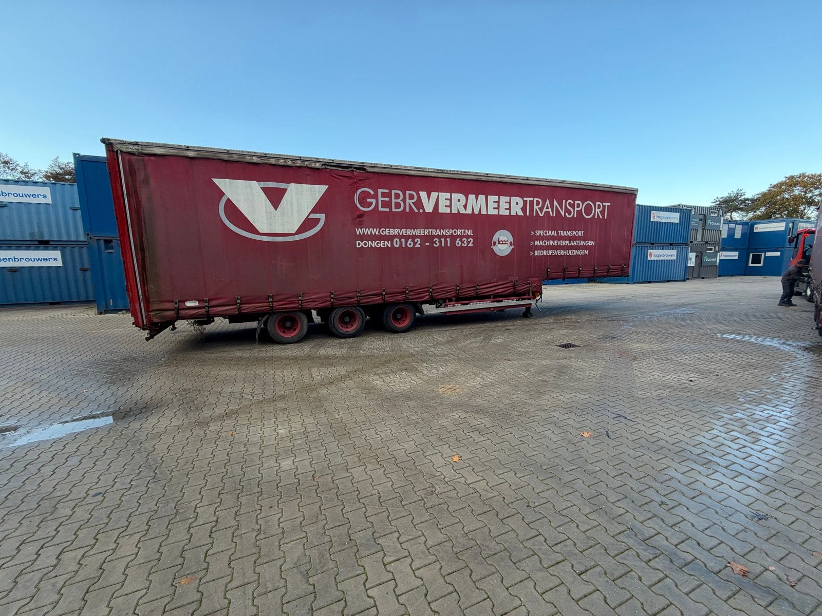 Kel-Berg semioplegger | 34.320 kg laadvermogen | APK Juli 27, Auto's, Bedrijf, Te koop