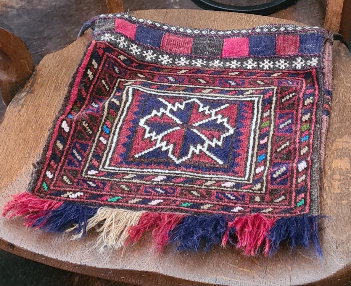 Vintage Kelim Kussen Tas - Handgeweven Wol, Ophalen of Verzenden