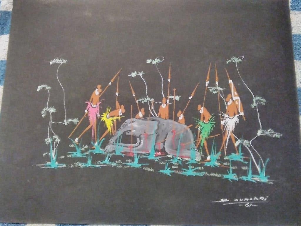 Originele handgemaakte tekening uit 61, Ophalen of Verzenden