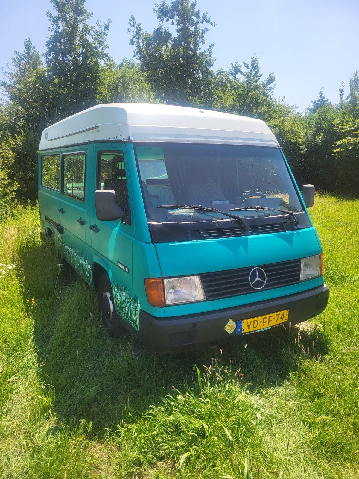 VERKOCHT, Caravans en Kamperen, Campers, Reservewiel, Tot en met 2, Mercedes-Benz, 4 tot 5 meter