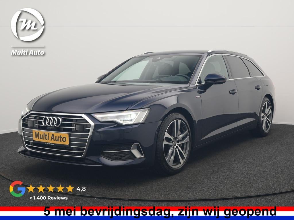 Audi A6 Avant 50 TFSI e Quattro S Line PHEV 300pk Dealer O.H, Automaat, 77 km/l, Gebruikt, 4 cilinders