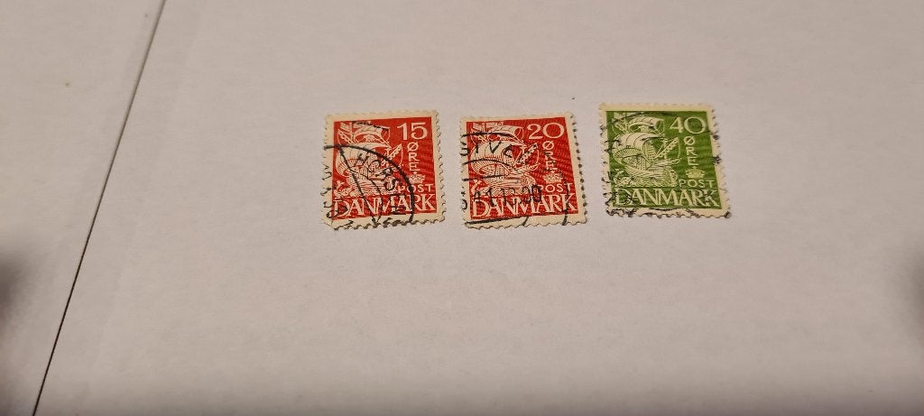 8096 denemarken vikingschip 1933, Verzenden, Denemarken