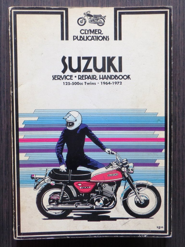 Suzuki 125 tot 500 cc Twins 1964-72 Repair Handbook (Clymer), Motoren, Verzenden, Suzuki