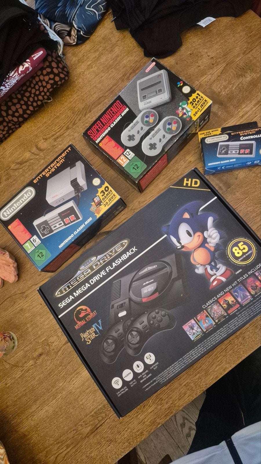 Sega Mega Drive Flashback, NES Classic Mini, SNES Class, Ophalen of Verzenden