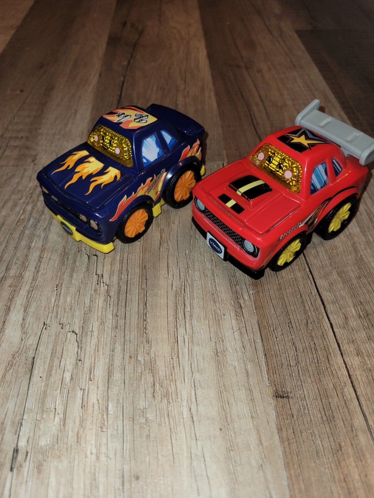 VTech Toet Toet Auto's Raceauto's (set van 2), Ophalen of Verzenden, Gebruikt
