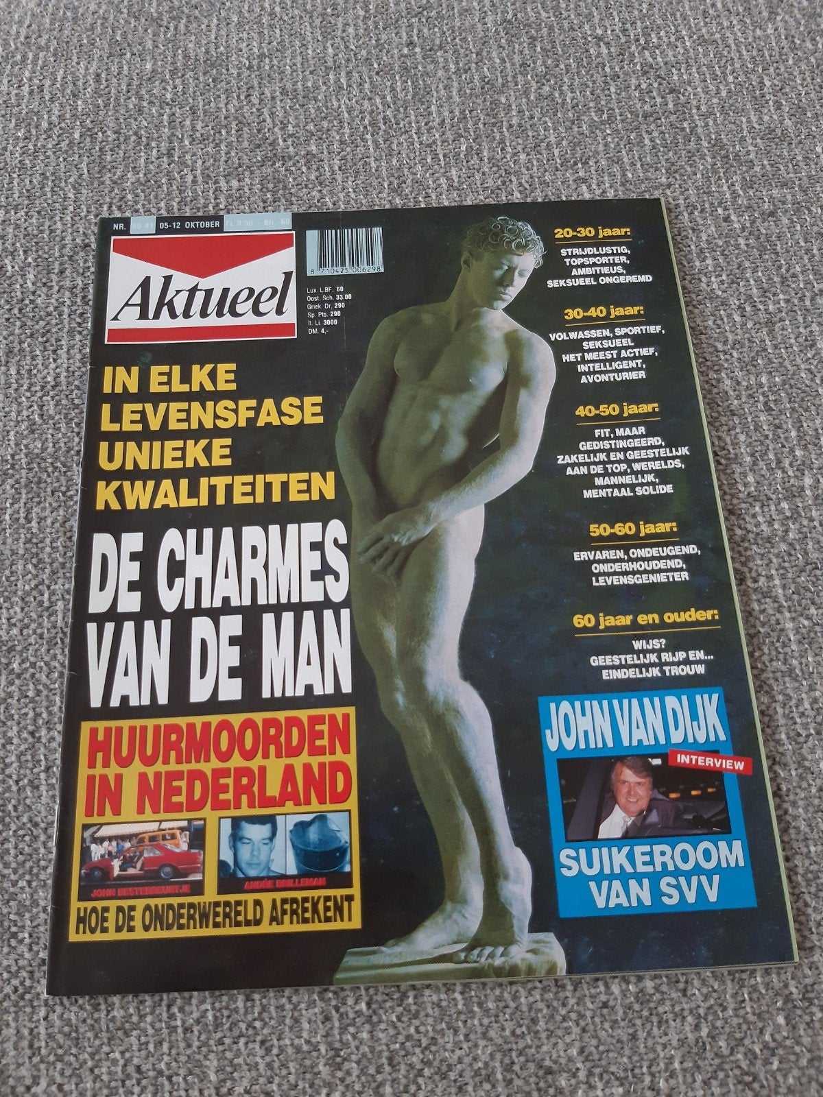 41.Aktueel. John van Dijk. Jackie Collins. Anjes Verhey. Mar, Ophalen of Verzenden, 1980 tot heden, Tijdschrift