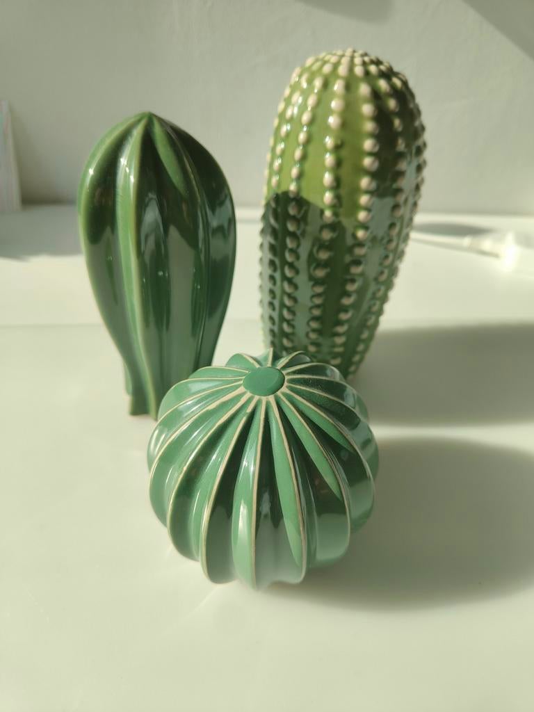 Aardewerk cactus beeldjes van Ikea, Verzamelen, Beelden en Beeldjes, Ophalen of Verzenden, Zo goed als nieuw