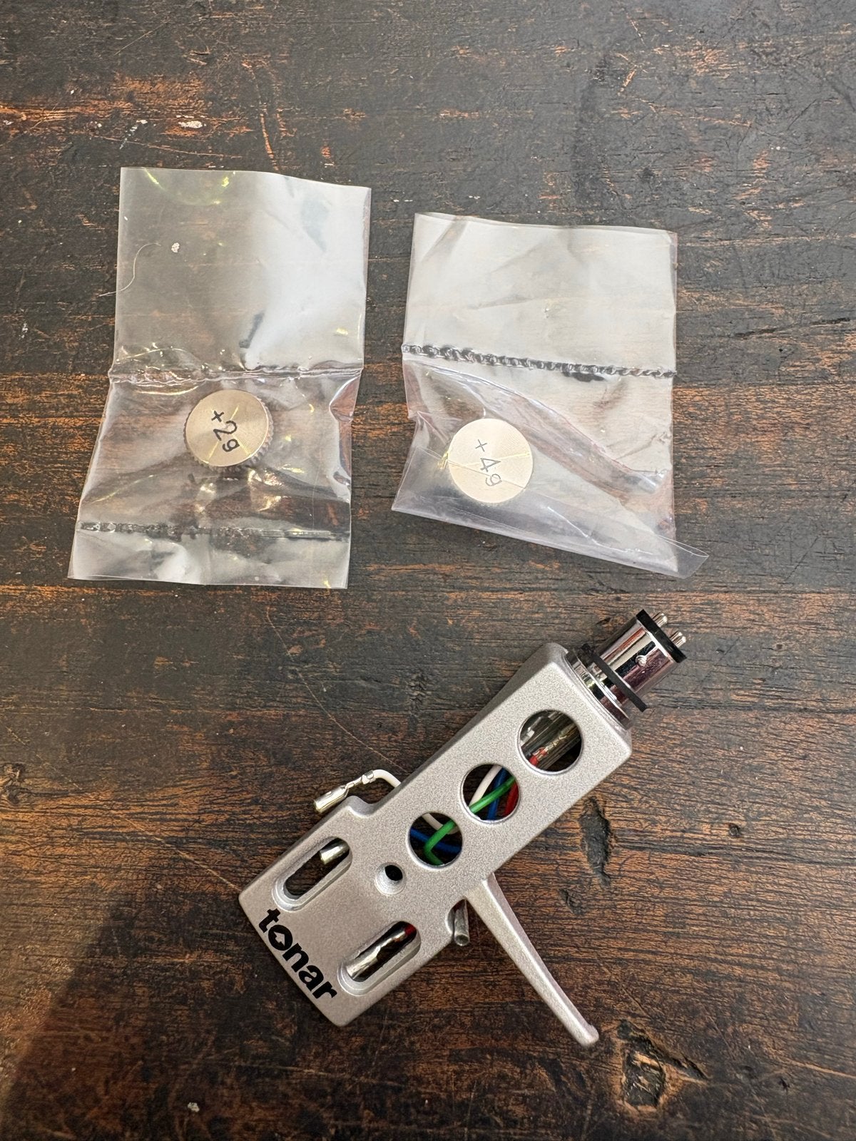 Tonar Headshell met contragewichten voor platenspeler, Ophalen of Verzenden, Nieuw, Platenspeler-onderdeel, Overige merken