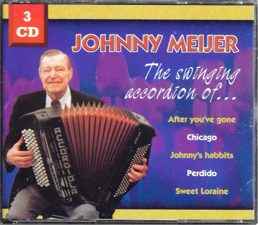 Johnny Meijer - The Swinging Accordion Of... (3 CD Boxset), Gebruikt, Boxset, Verzenden, Inclusief doosje