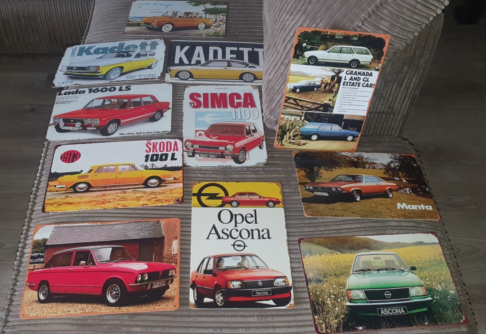 11 Wandborden Automerken, Ophalen of Verzenden, Nieuw, Auto's