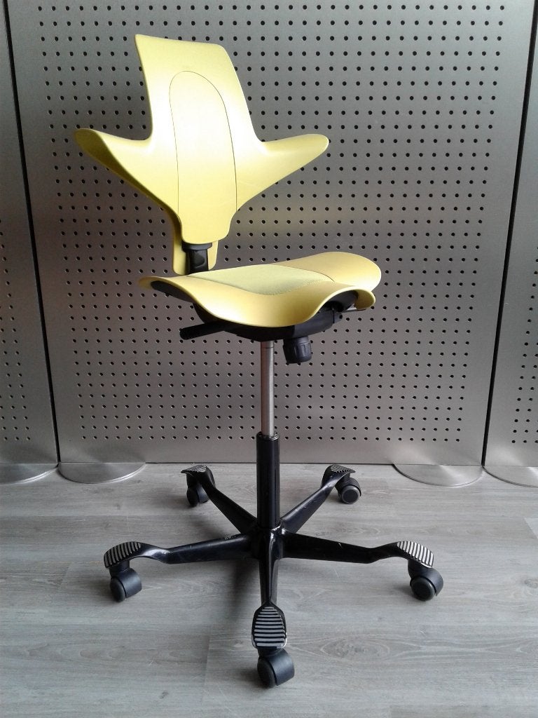 9x HAG Capisco Puls 8010 (Medium) (Groen), Zeer Mooi!, Huis en Inrichting, Bureaustoelen, https://www.flokk.com/nl/netherlands/hag