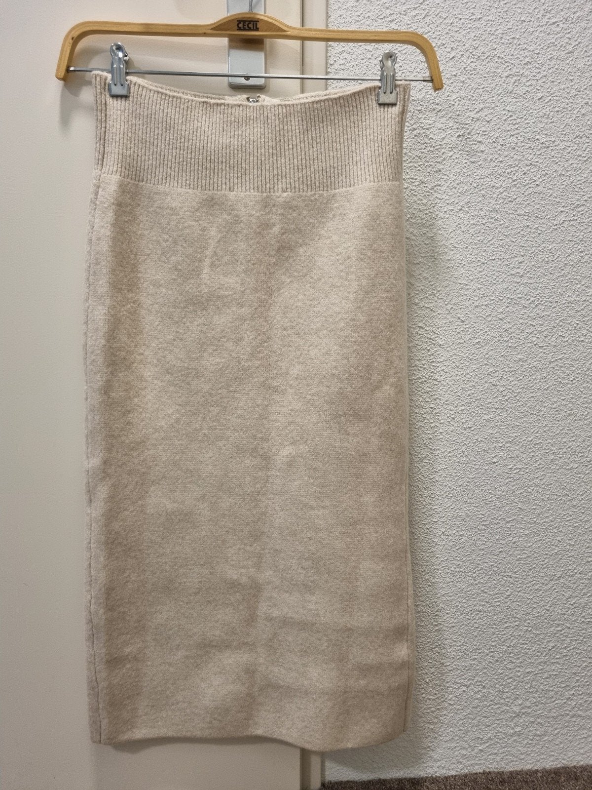Warme rok met split -- maat S / 36 -- MNG / Mango (nieuw!), Kleding | Dames, Wit, Nieuw, MNG / Mango, Ophalen of Verzenden