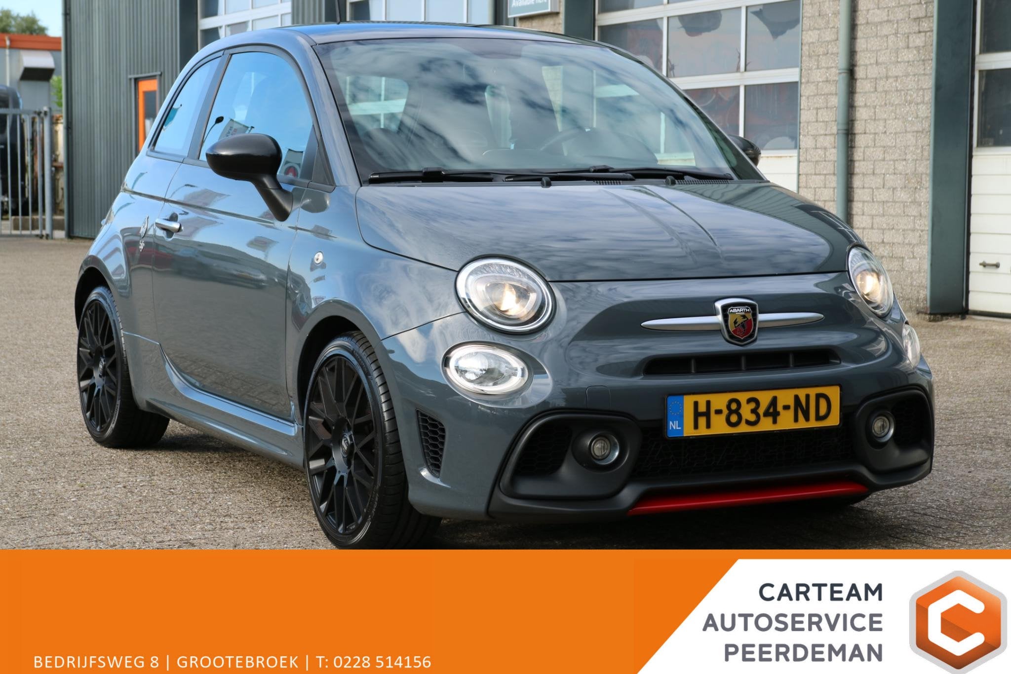 Abarth 595 1.4 T-Jet | Zeer goede staat! | Perfect Onderhoud, Auto's, 145 pk, Stof, 4 cilinders, Bedrijf