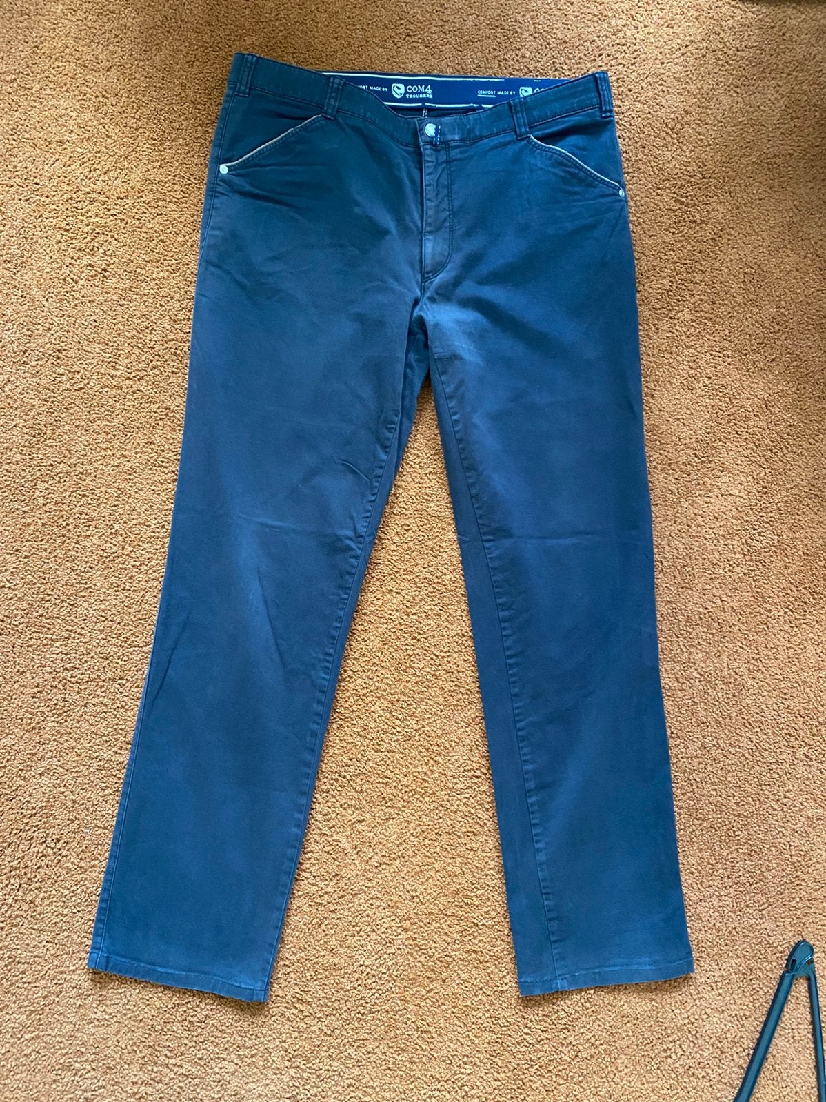 prachtige Com4-broek, mt 54, Verzenden, Gedragen, Maat 52/54 (L), Blauw