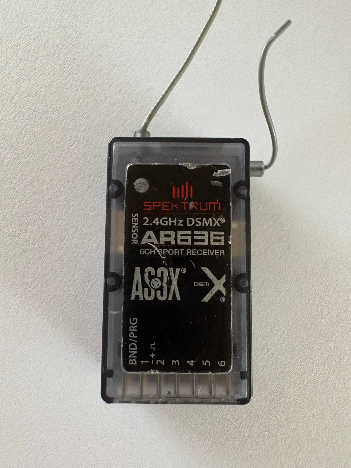 Spektrum AR636 6-kanaals DSMX ontvanger, Hobby en Vrije tijd, Ophalen of Verzenden, Zo goed als nieuw