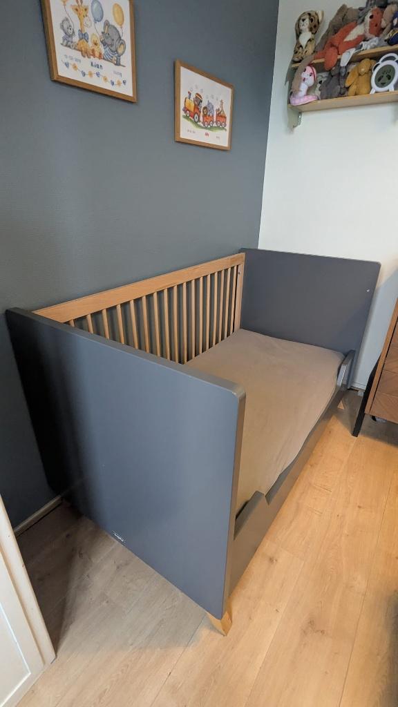 Bopita grijs baby/peuterbedje, Ophalen, Gebruikt, Ledikant