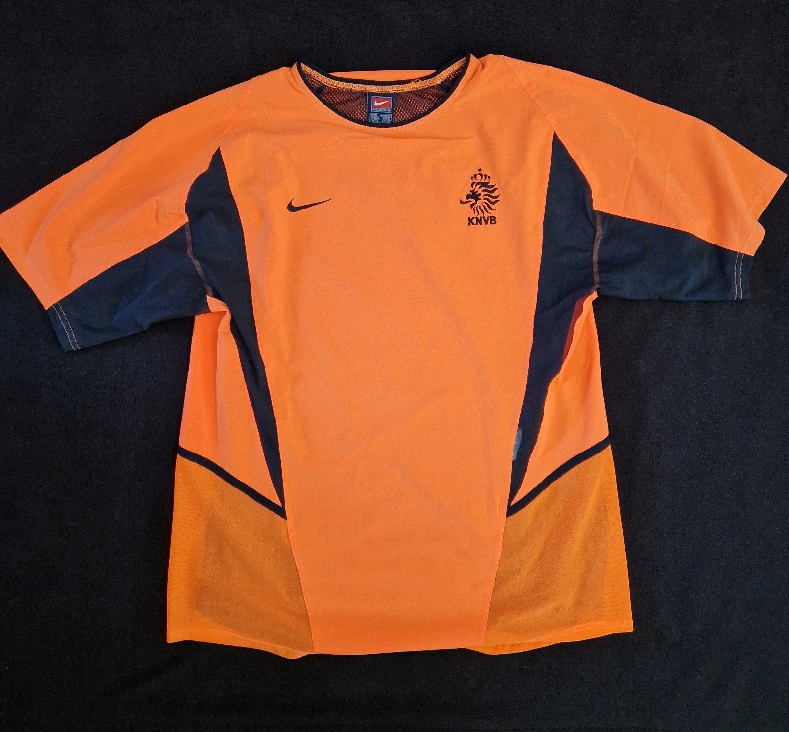 Nederlands elftal Oranje shirt 2002 KNVB spelersversie M, Maat 48/50 (M), Nike, Oranje, Ophalen of Verzenden