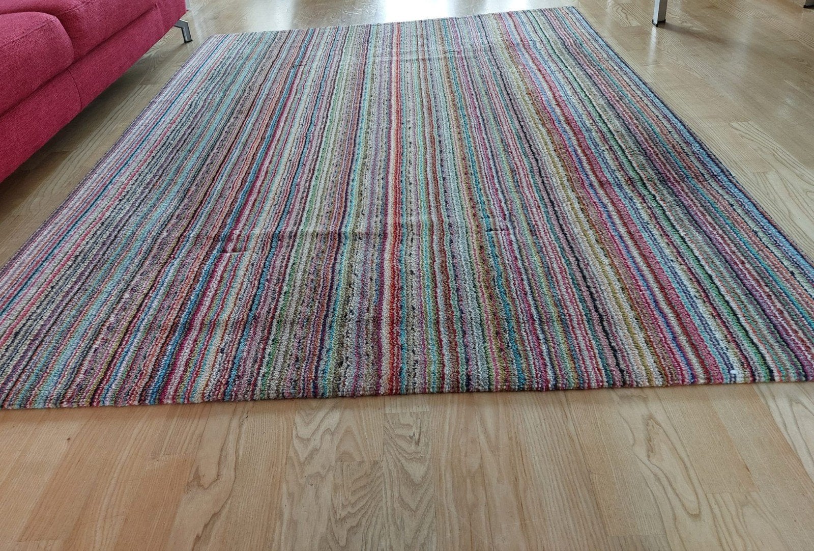 Wollen vloerkleed 160x230 cm - Brink & Campman, Ophalen, 150 tot 200 cm, 200 cm of meer, Blauw