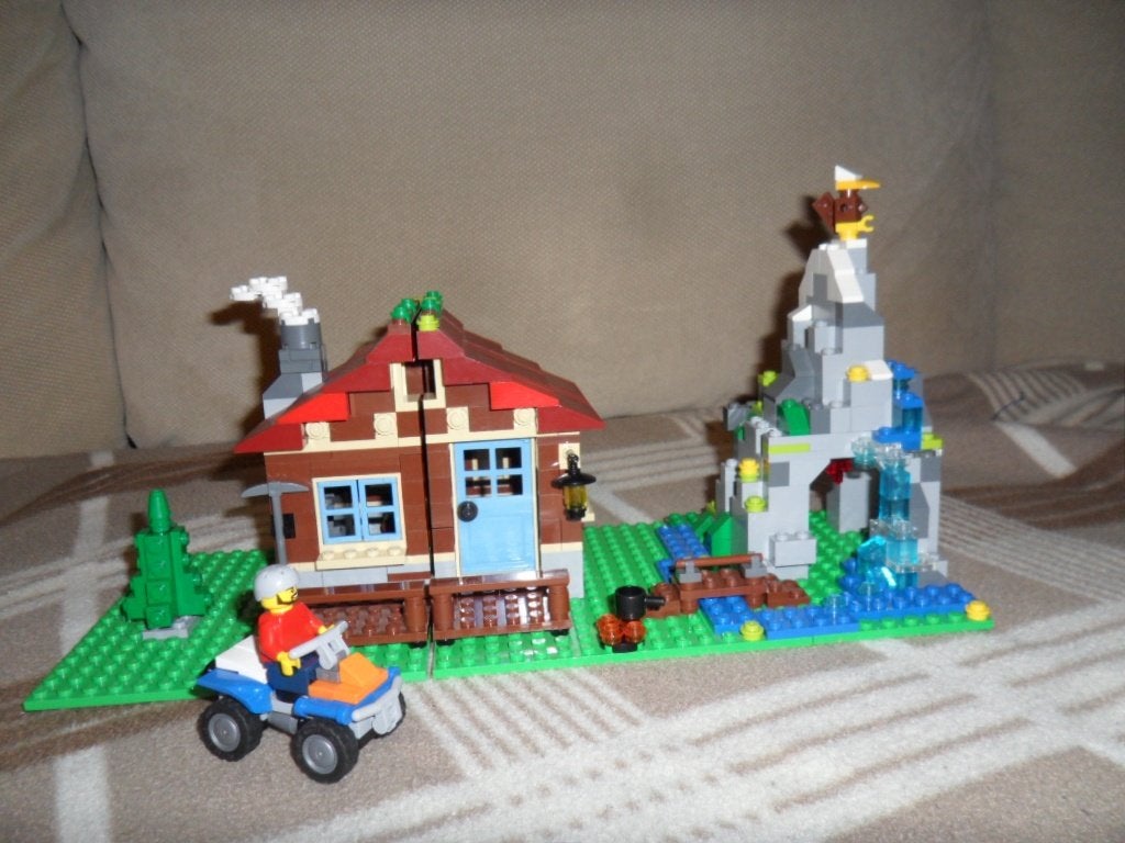 LEGO Berghut 3in 1 set, Ophalen of Verzenden, Zo goed als nieuw, Inclusief instructies