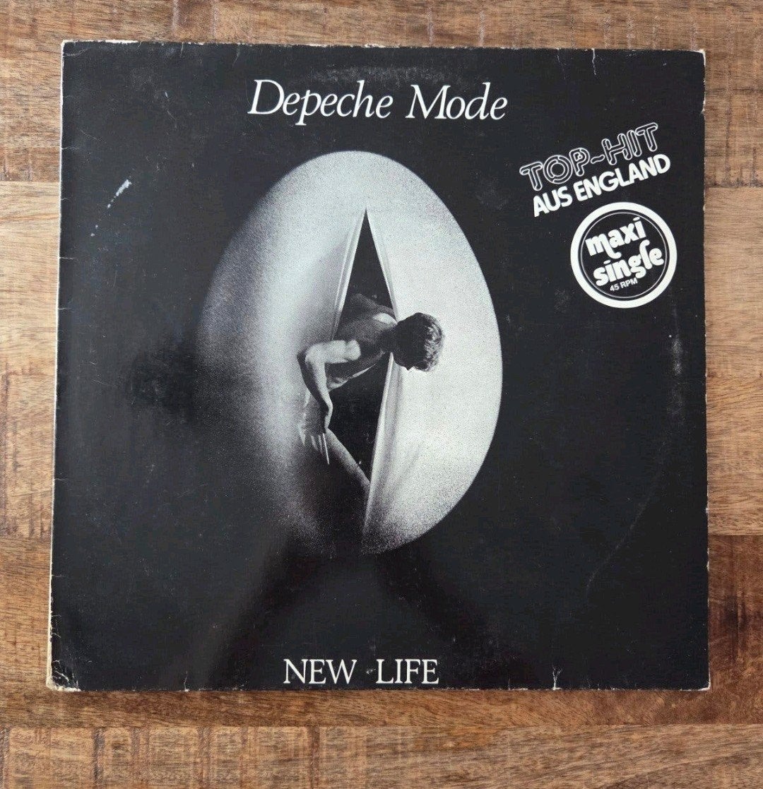 Lp maxi single depeche mode new life, Ophalen of Verzenden, 12 inch, Poprock