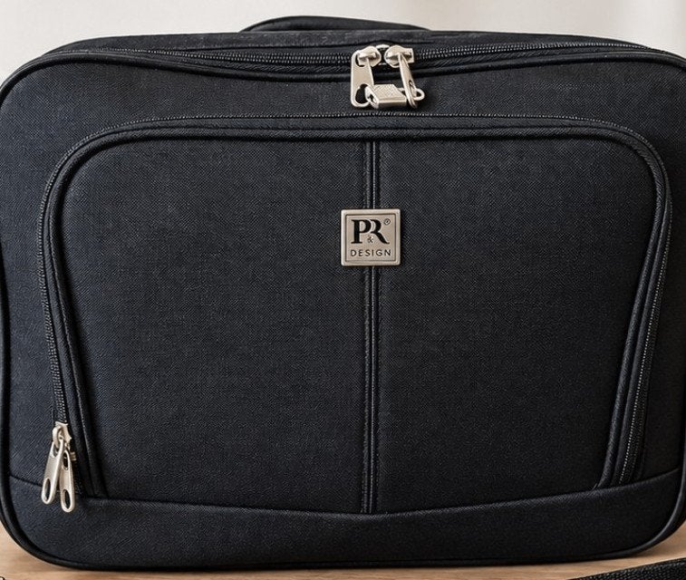 P&R DESIGN Laptoptas trolleytas zwart Nieuw, Trolleytas, Nieuw, Ophalen of Verzenden, Tabletvak