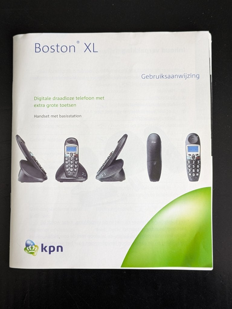 KPN, Boston XL digitale draadloze telefoon, Ophalen, Gebruikt, 1 handset