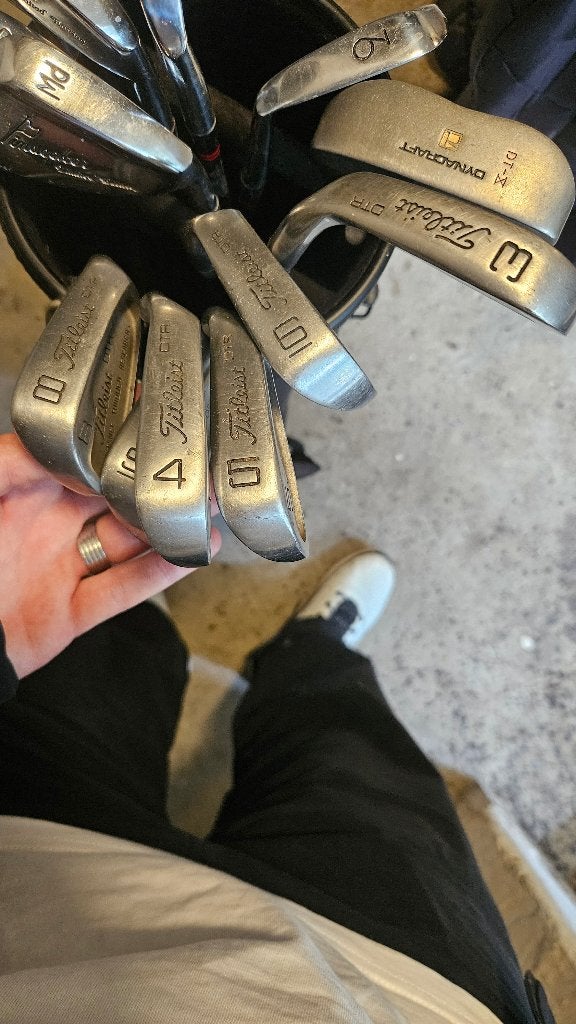 Titleist DTR ijzerset (3-9, mist 7 ijzer), Ophalen, Gebruikt, Set, Overige merken