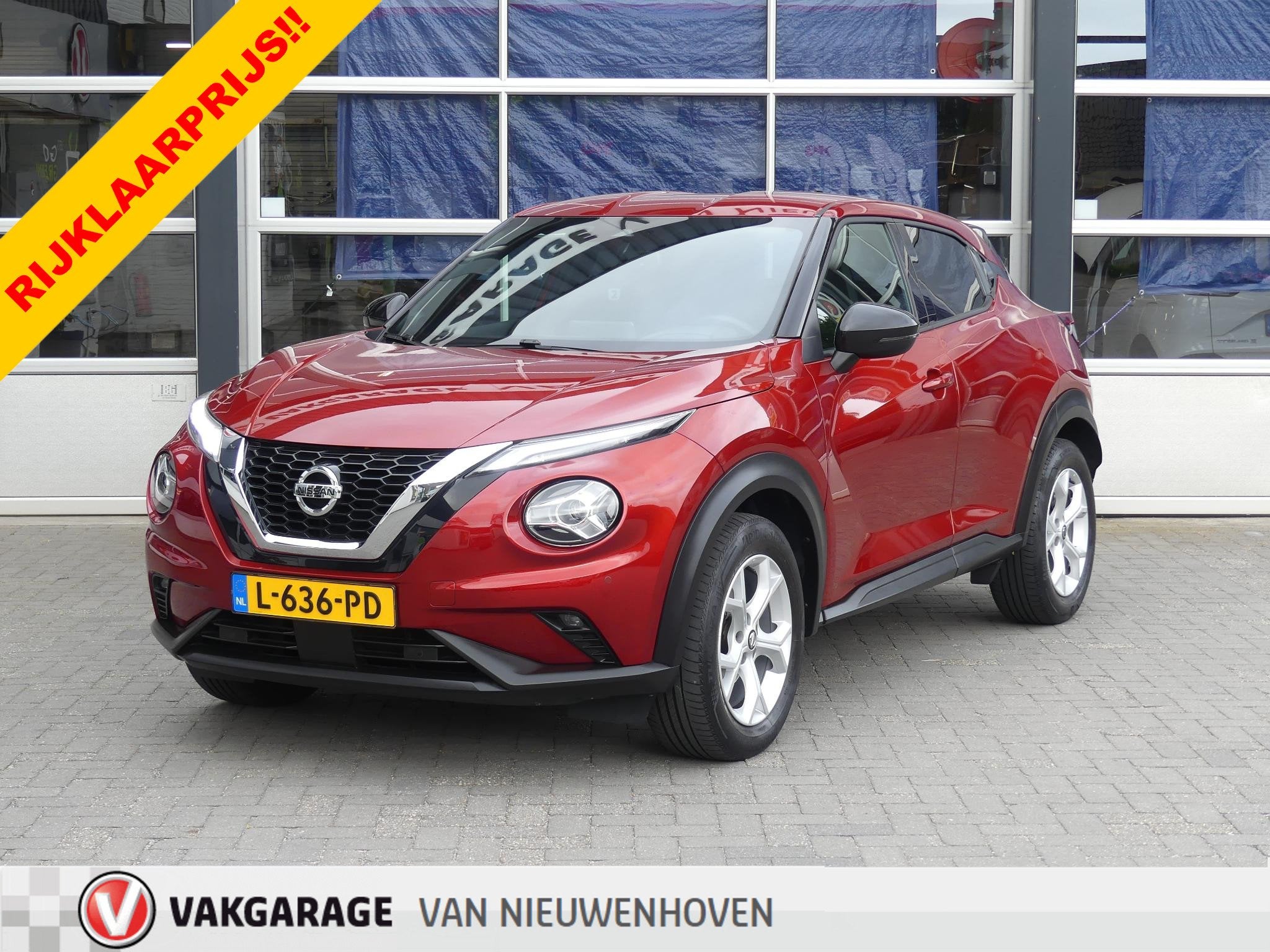 Nissan Juke 114pk DIG-T N-Connecta Park Pack *t/m 10de bouwj, Auto's, Voorwielaandrijving, Stof, Met garantie (alle), Origineel Nederlands