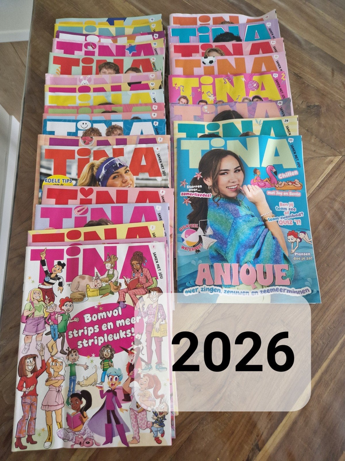 Tina tijdschriften 2026 - Januari t/m Juli, Ophalen, Gelezen, Damesbladen