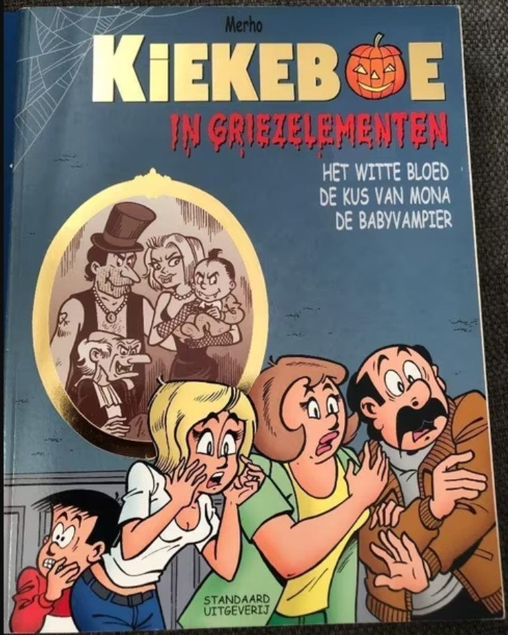 in griezelementen kiekeboe d10, Eén stripboek, Ophalen of Verzenden, Zo goed als nieuw