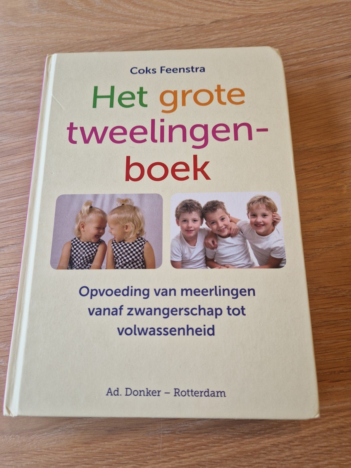 Coks Feenstra - Het grote tweelingenboek, 3 tot 4 jaar, Coks Feenstra, Ophalen of Verzenden, Zo goed als nieuw