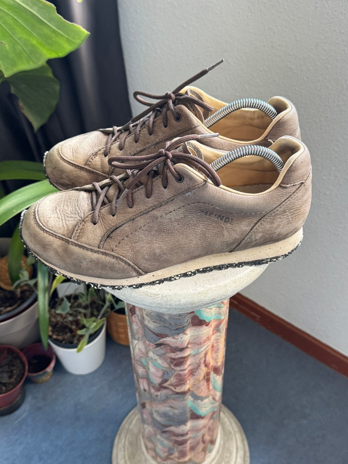 Meindl size 42, Verzenden, Gedragen, Bruin, Wandelschoenen of Bergschoenen