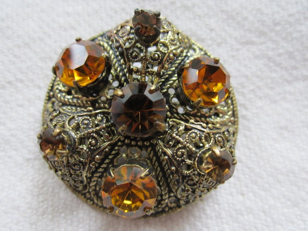 20.  Schitterende oude broche,, Sieraden, Tassen en Uiterlijk, Antieke sieraden, Ophalen, Overige materialen, Broche