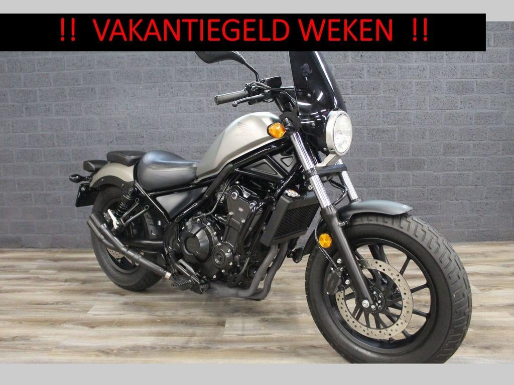 HONDA CMX 500 REBEL ABS A2 (bj 2017) SLECHTS 3,305 km, 2 cilinders, HONDA, Bedrijf, Onbekend