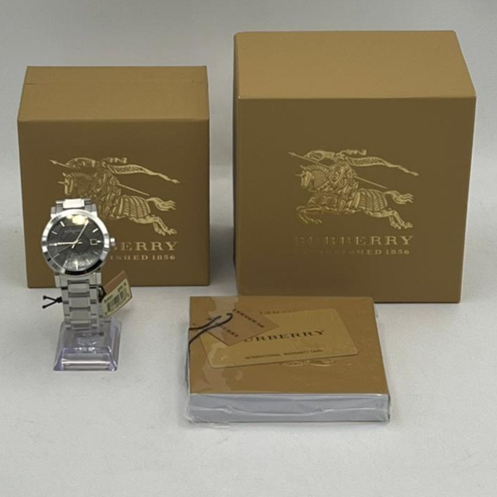 Burberry BU9001 Unisex Black Steel horloge - Nieuw, Burberry, Nieuw, https://www.burberry.com/contact-us/, Horseferry House, Horseferry Road, London SW1P 2AW, Verenigd Koninkrijk
