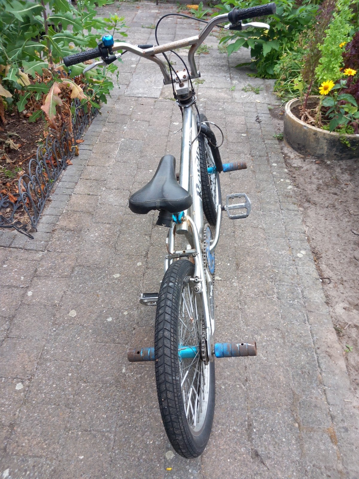 Cross stunt fiets stuur draait 360 graden, Ophalen, Chroom, 16 tot 20 inch, Stuur 360° draaibaar