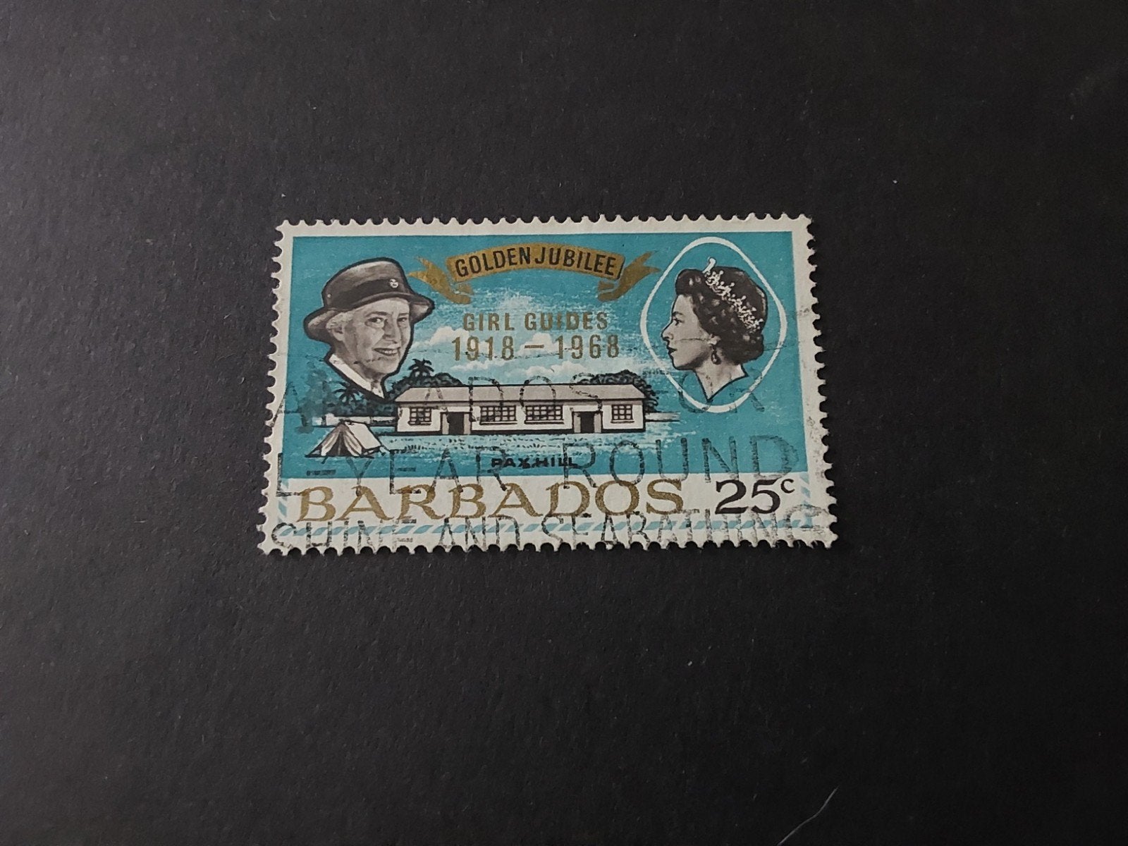 Barbados, SG 376, Verzenden, Gestempeld, Noord-Amerika