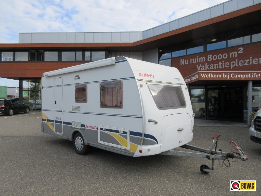 Dethleffs Camper 440 DB CASSETTELUIFEL DWARSBED, Schokbreker, Treinzit, Dethleffs, Tot en met 4