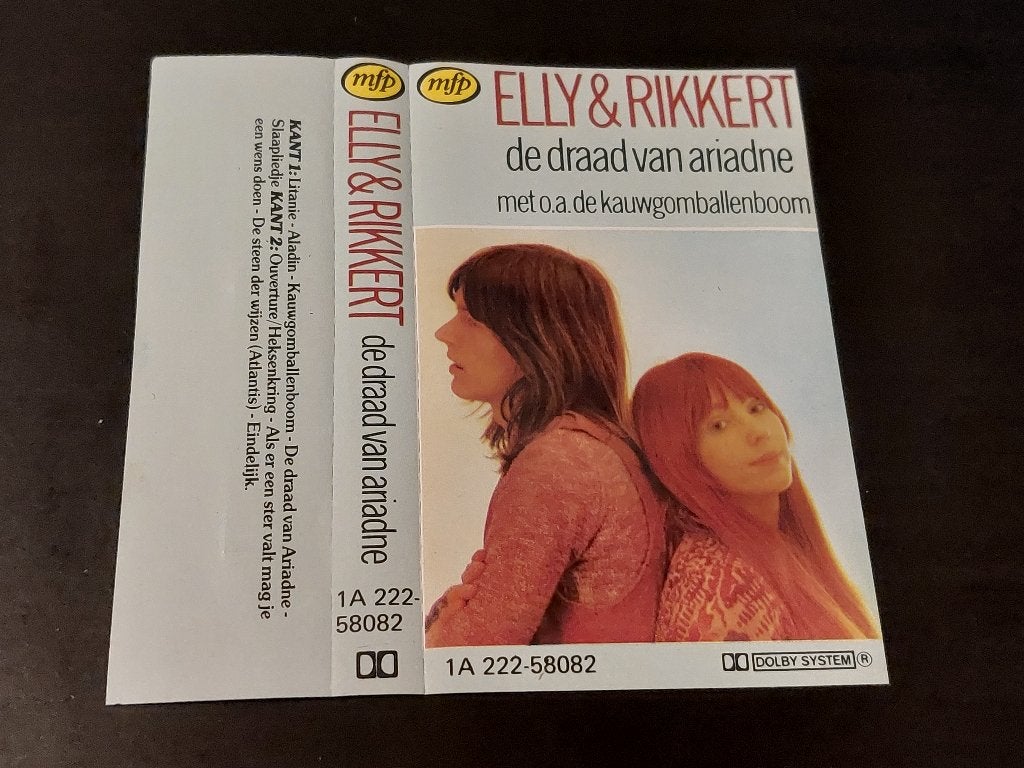 ELLY & RIKKERT - DE DRAAD VAN ARIADNE (MC), 1 bandje, Ophalen of Verzenden, Zo goed als nieuw, Origineel